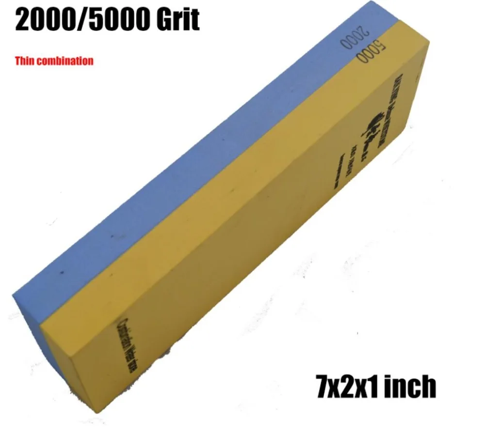 2000 5000 Grit corundum 7x2x1 inch Kitchen Knife Grinding polishing combination whetstone Water stone Sanying