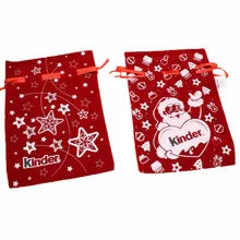 Спальное место#5001 Свадебные домашние вечерние конфеты подарок Рождественская сумка-мешок на шнурке для женщин леди девушка красный