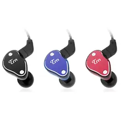 TRN V60 In-Ear Hi-Fi спорта 6 Блок Проволока, стальная проволока с пшеницей наушники мощные басы удаленного Управление наушники 19Feb26