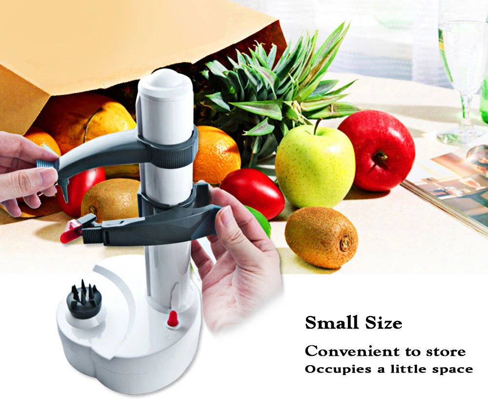 P03 Electric Peeler for Potato Vegetable Fruit Kitchen Tool with Two Spare Blades