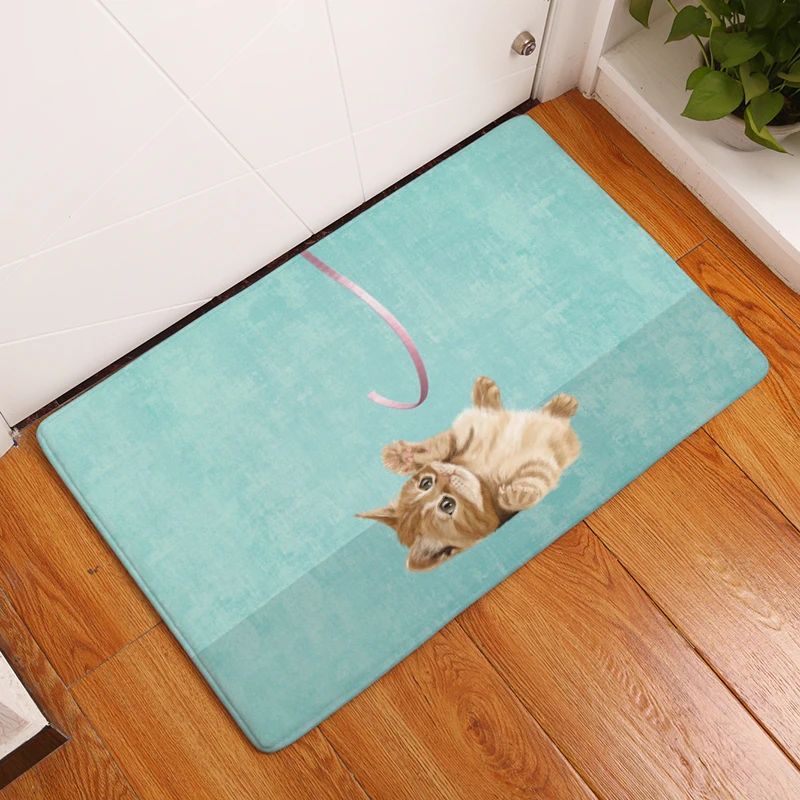 2017 новые ковры с принтом белки Нескользящие кухонные коврики для дома гостиной