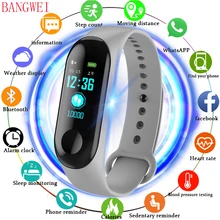 BANGWEI 2018 Smart Watch Men IP68 Waterproof Sport Watch Blood Pressure Heart Rate Monitoring Pedometer Smart Fitness Watch +Box