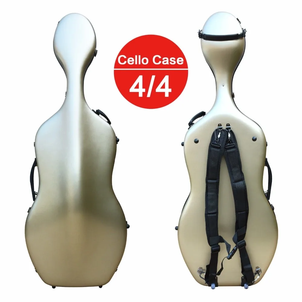 

Fullsize Cello Hard Case 4/4 Carbon Fiber High Strength Light/strong