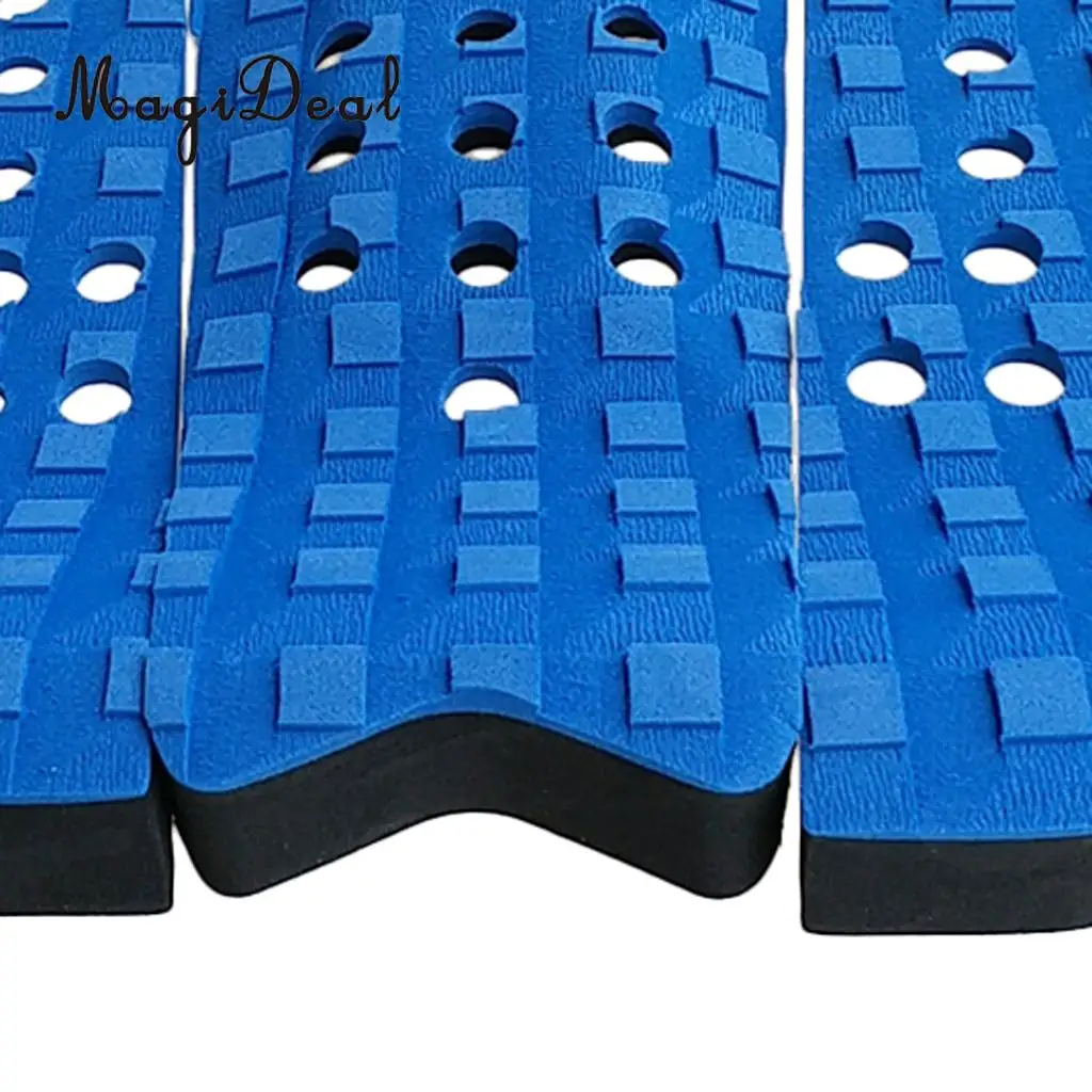 MagiDeal 5Pcs/Set EVA Universal Foot Traction Deck Grip Tail Pad for Surfboard / Skimboard / Kiteboard / Shortboard / Longboard