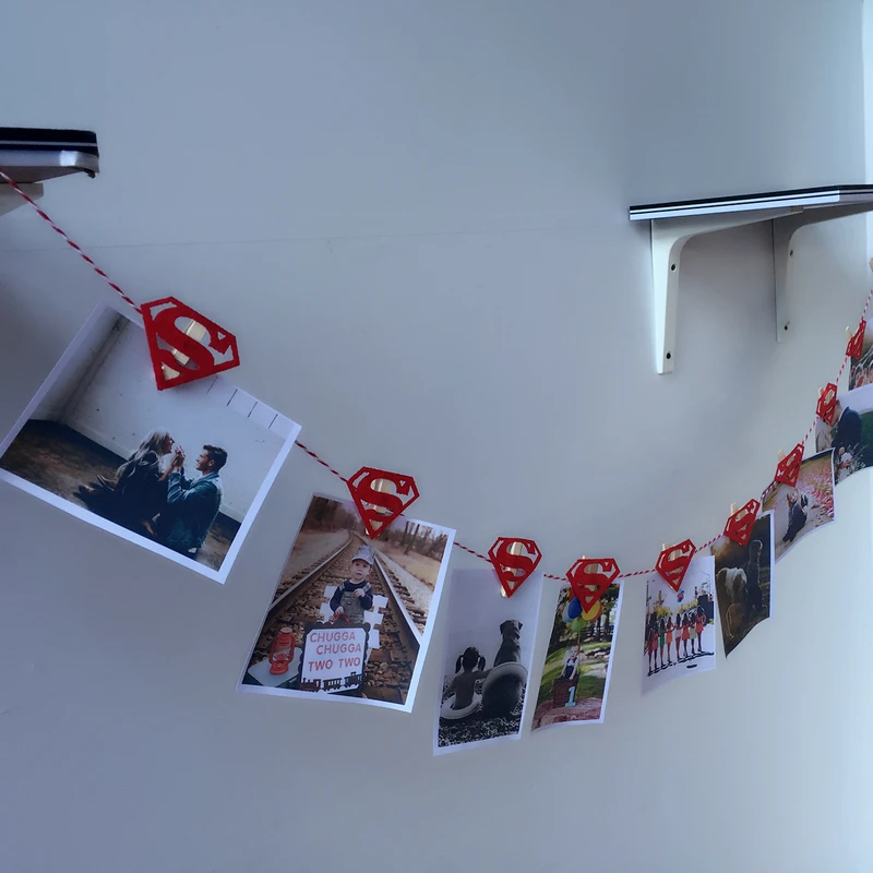 Супермен 3 метра флаг день рождения, вечеринка, фото клип декоративный баннер из ткани для флагов поставка ткани