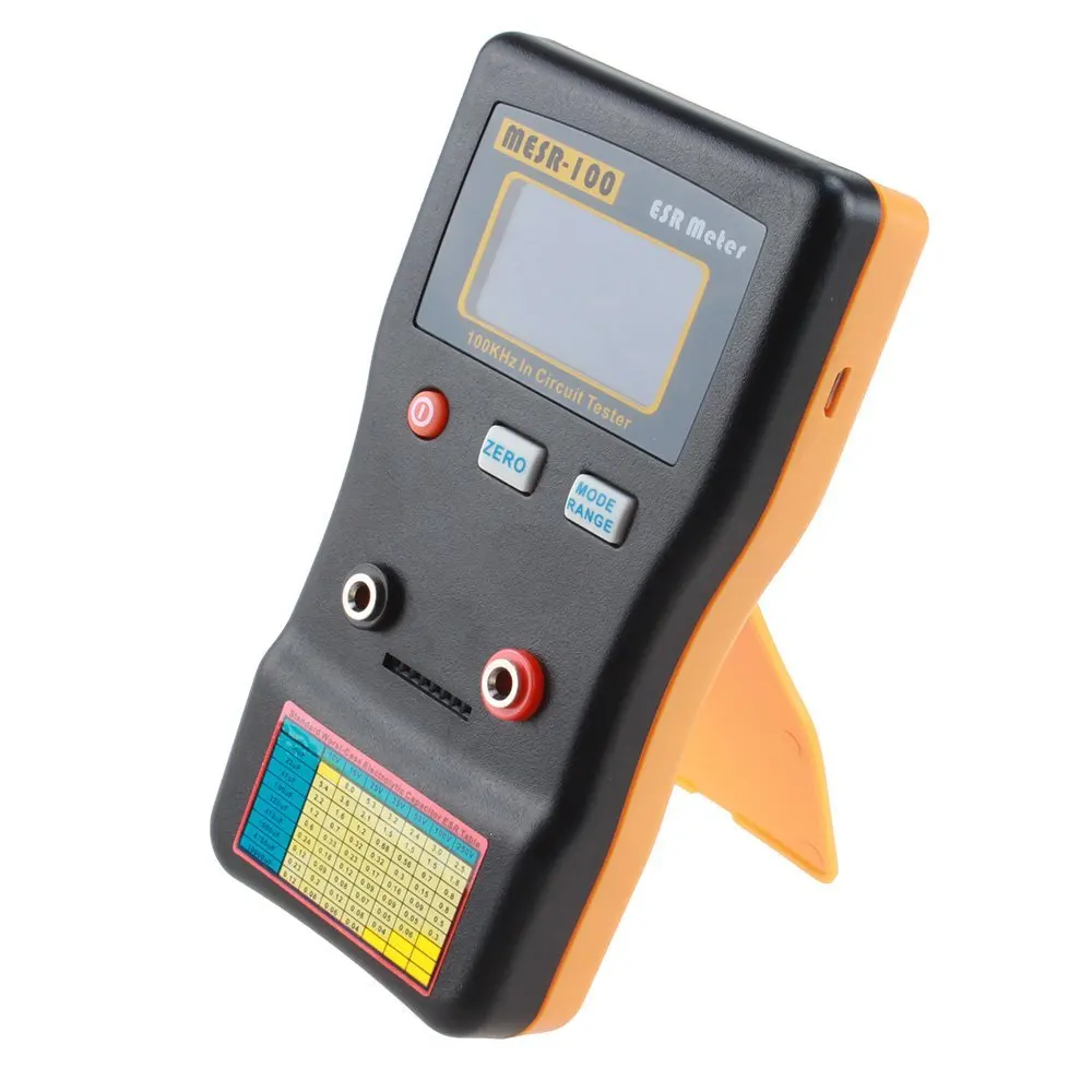 Signstek MESR-100 V2 Auto-Ranging ESR Meter - Capacitor & Low Ohm Tester (0.01 To 100R)