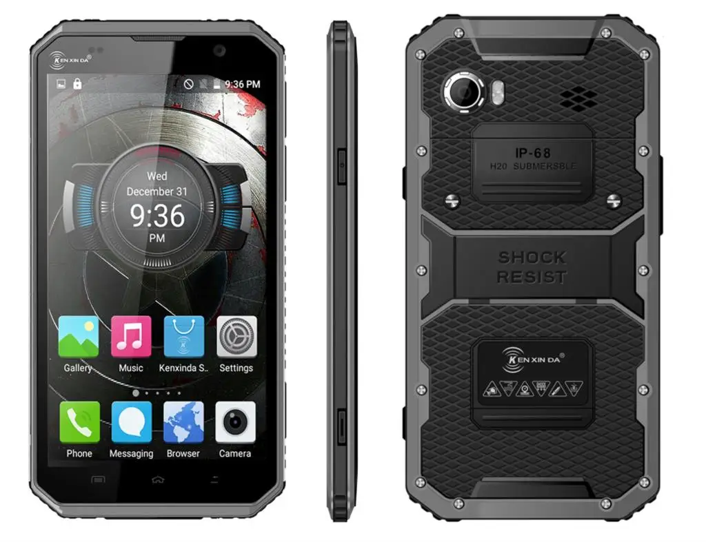 Kenxinda W9 IP68 ультра тонкий водонепроницаемый телефон мобильный ударопрочный 4G LTE MTK6753 8 Восьмиядерный " Android прочный смартфон