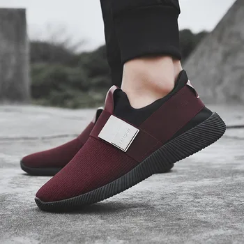 

Autumn New Korean Version Fashion Men'S Shoes Convenient Slip-On Comfortable Sports Single Shoes Mesh Breathable Shoes Male