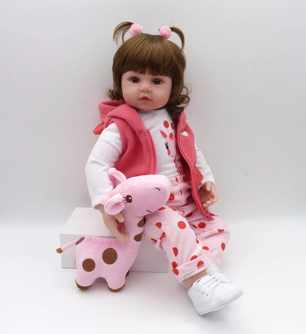 Bebes кукла-реборн 48 см, силиконовая кукла-Реборн, восхитительная Реалистичная кукла для малышей, Bonecas girl menina de surprice, кукла с открытыми руками