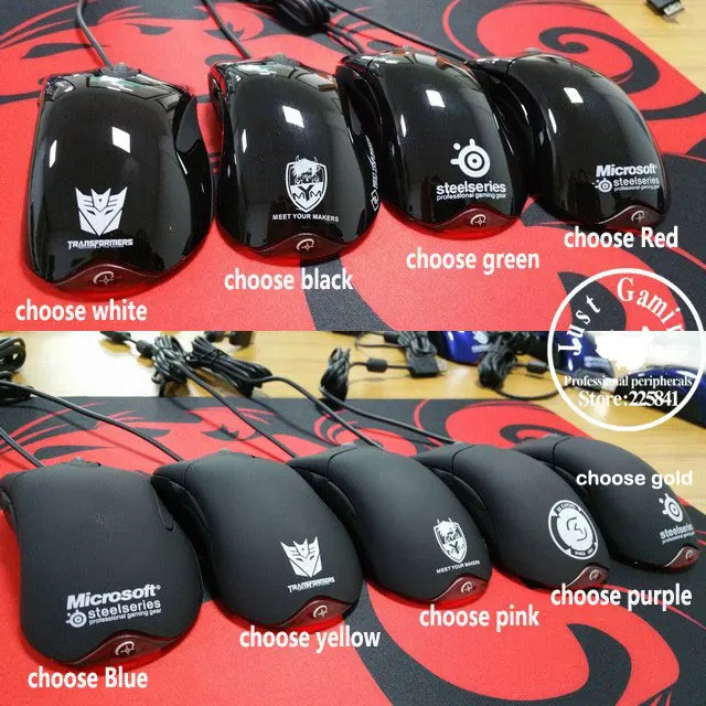 100 original Blck print MYM Transformers SK Steelseries Microsoft IntelliMouse EXPLORER 3 0 IE IntelliMouse gaiming