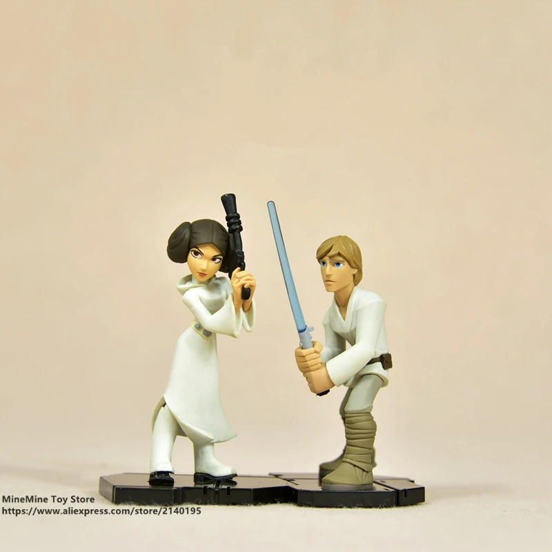 

ZXZ Star Wars Luke skywalker 9cm Action Figure Posture Model Anime Decoration Collection Figurine Toy model for children gift