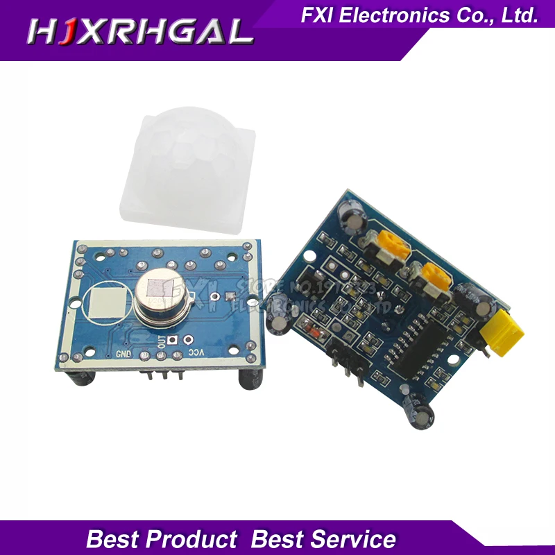 

1pcs SR501 HC-SR501 Adjust Pyroelectric Infrared PIR module Motion Sensor Detector Module new