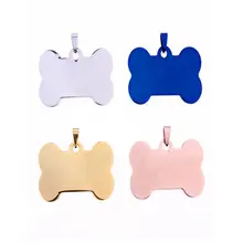 10pcs Stainless Steel Dog Tag Bone Stamping Blanks Stainless Steel Tags,stamping blanks,metal blanks,stamping plates bracelet blank copper hand stamping blanks bracelet cuff flat bracelet blanks 18 gauges 5 each lot