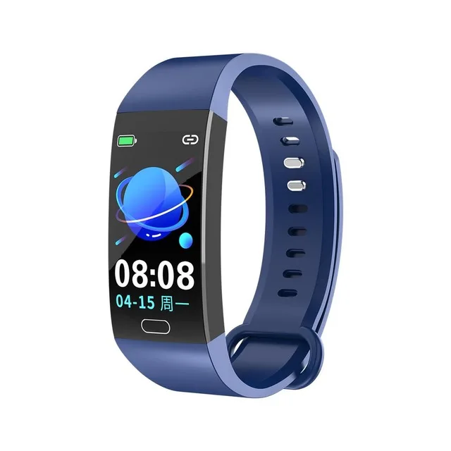 RD11 IP67 1,14 HD цветной экран модный умный spoprt bracecet спортивный шаг монитор сердечного ритма для мужчин и женщин Смарт часы ремешок - Цвет: Синий