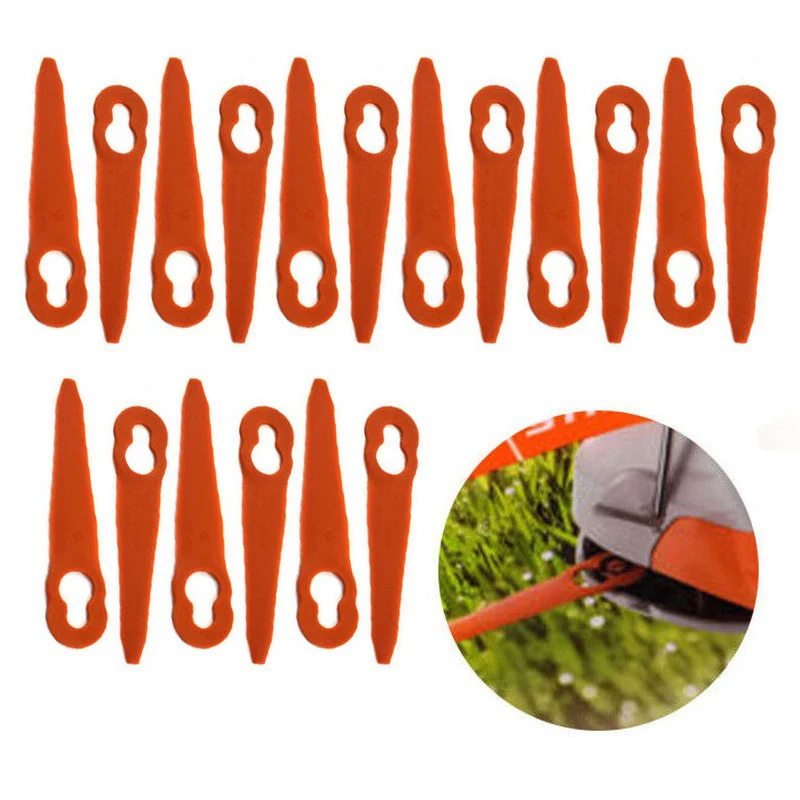 

32PCS Plastic Cutter For Stihl PolyCut 2-2 Trimmer Lawn Mower Grass Easy Install