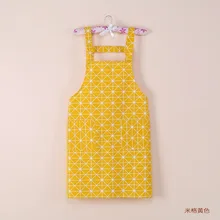 2018 hot selling Apron Simple plaid is a dirty kitchen with a sleeveless apron Adult Restaurant Home Kitchen For Pocket Cooking alan barnes simple cooking at home