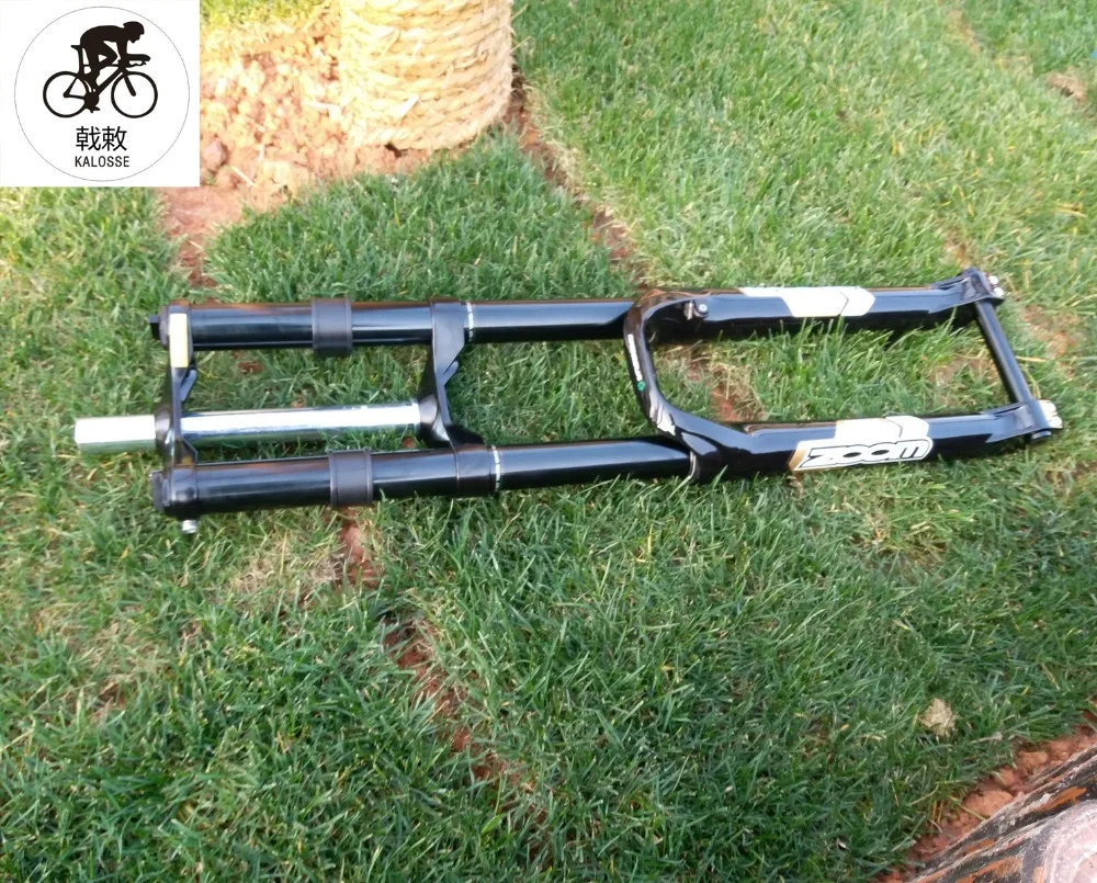 Kalosse спуск велосипеда DH/AM/FR передняя подвеска 1-1/8 дюймов 20*110 мм бочка вилка вала, Весенняя нефтяная вилка