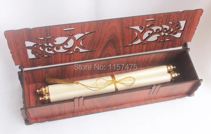 HI2059 - 03 Creative Scroll Invitation with Fancy Wooden Box Made in China.JPG