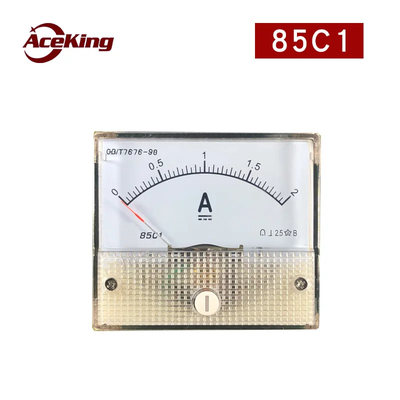 

85C1 direct current ammeter mechanical meter direct current analog meter head 50 100 200 500MA 1A 2A 5A 10A 20A