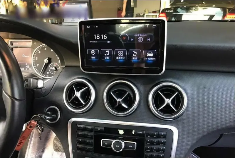 Cheap Liislee Car Android Multimedia For Benz A / B / CLA / GLA Without AUX - Stereo Radio BT WIFI CD DVD Player GPS Navigation System 0