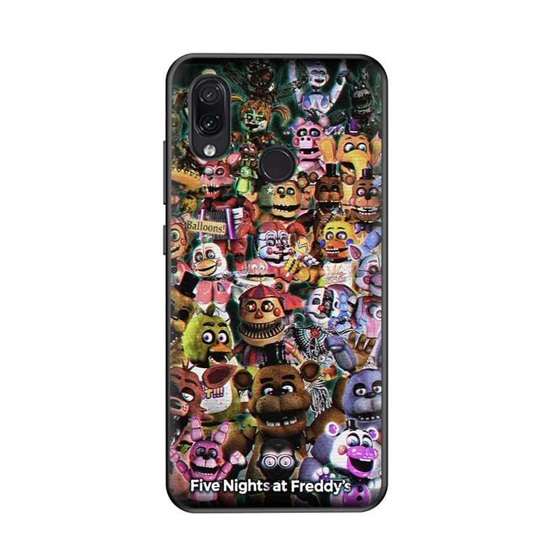 Five Nights At Freddy Silicone Phone Case for Redmi 4A 4X 5 6 A Plus Pro 7 GO Note 4 4X 5 6 7 8 Pro 7A K20 Pro - Color: B1