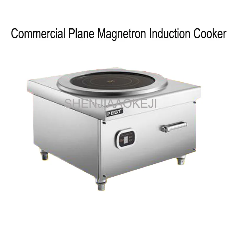 Коммерческая индукционная плита 8 кВт/12 кВт/15 кВт суповая жарочная печь самолет настольная кухня Коммерческая высокомощная индукционная