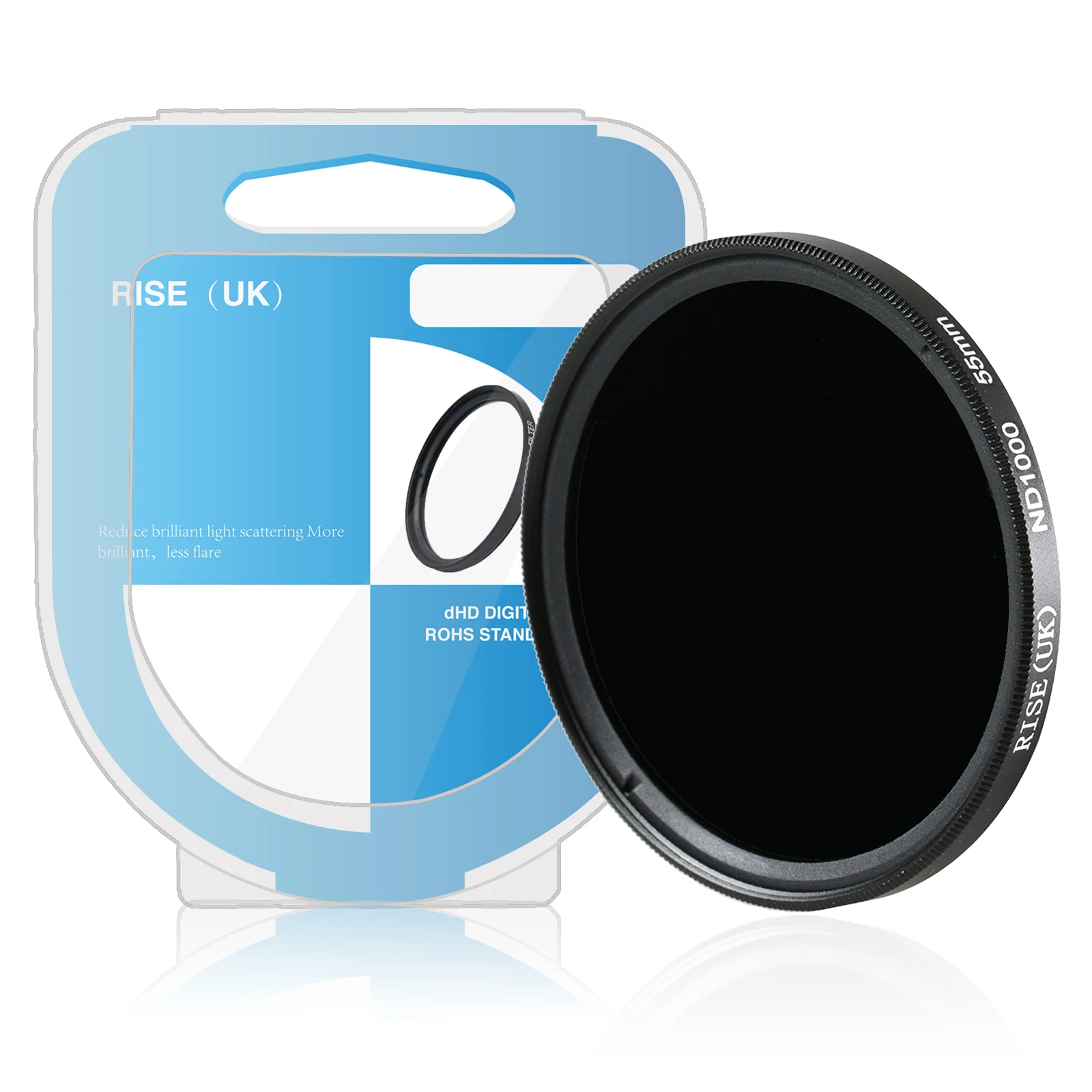 freeshipping RISE(UK) 55mm slim Neutral density ND ND1000 filter for
