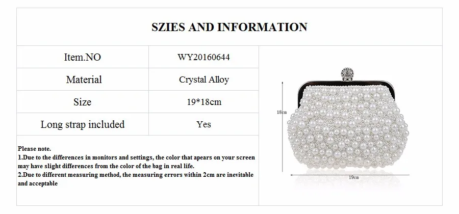 Полный бисером женские винтажные вечерние сумки имитация жемчуга shell формы женские сумки на ремне, украшенный бриллиантом клатч сумка для свадьбы WY42