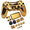 PS4 Pro boîtier complet coque boutons couverture placage Chrome étui pour PlayStation 4 Pro 4.0 Slim v2 contrôleur JDS040 JDM040 réparation ► Photo 1/6