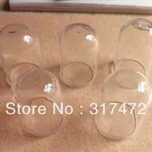 Hot 38* 25 мм прозрачное стекло крышка колба стеклянная колба стеклянный купол желание трубка DIY ювелирных подвеска