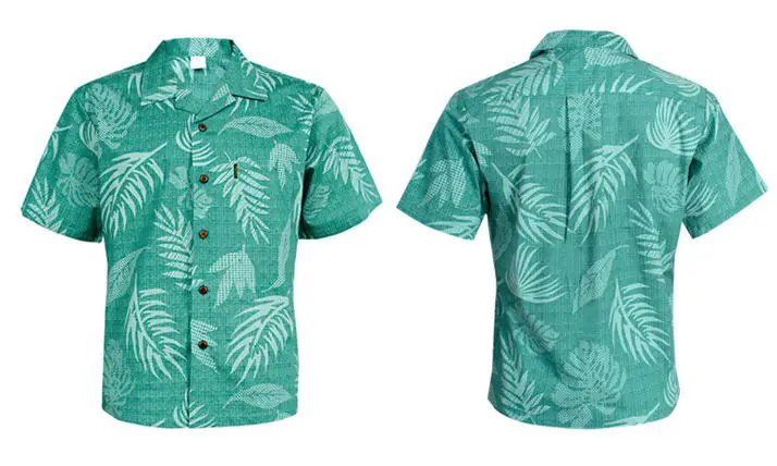 Новая летняя Гавайская Стильная мужская пляжная рубашка повседневная с коротким рукавом хлопок рубашки с принтом размера плюс гавайская рубашка A1726