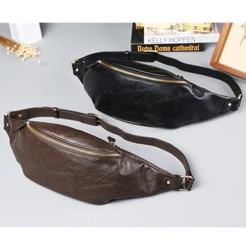 

Men Fashion wallet PU leather Waist Pack Purse Bags Casual Male Multifunctional Belt Money Phone Bag travelling Fanny Pack 916