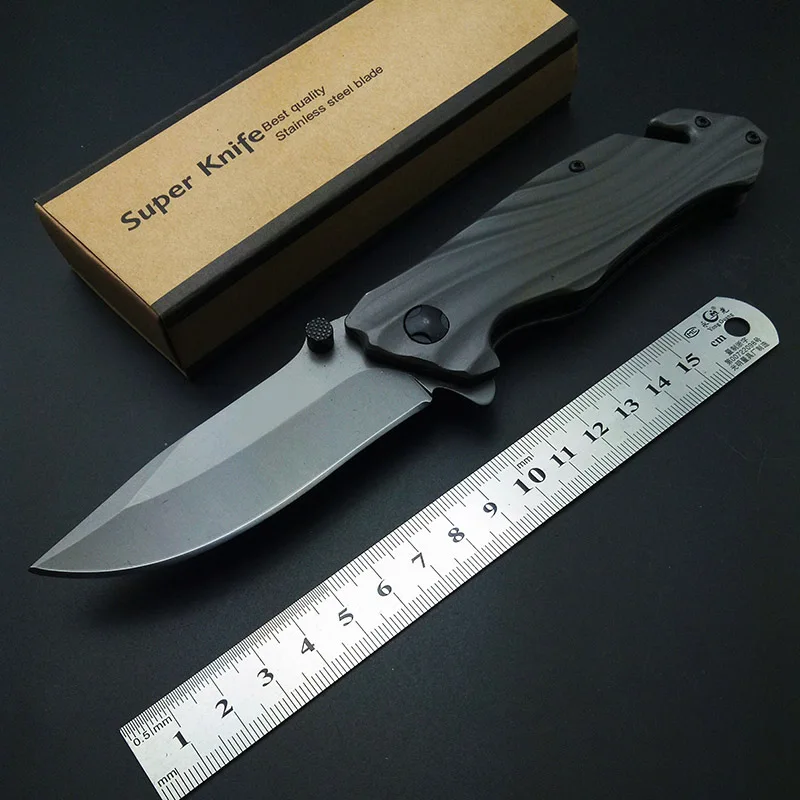 

Engraved Folding Knife with CNC Super Handle Stainless Steel Blade Personalized Fishing Tools outdoor EDC Birthday Gift for man