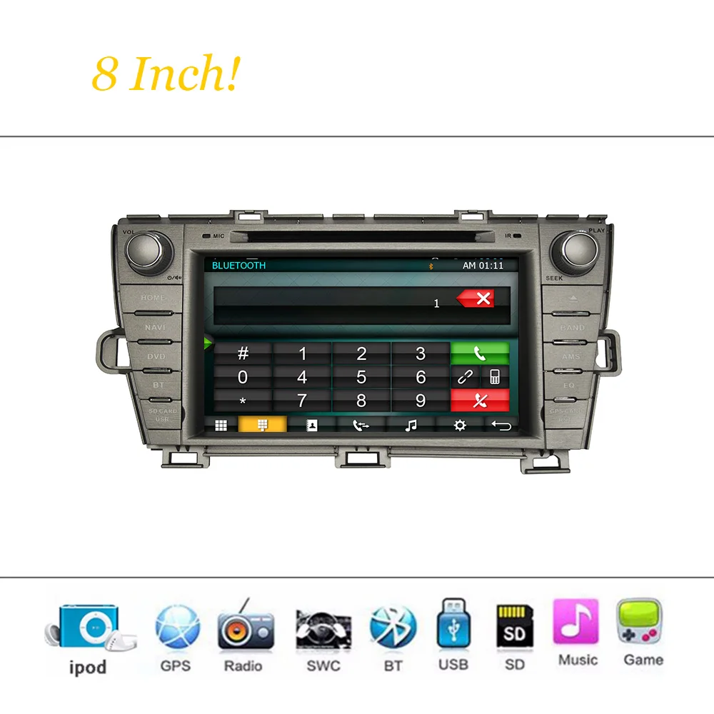 Clearance Car DVD Player System For Toyota Prius 2009~2013 Autoradio Car Radio Stereo GPS Navigation Multimedia Audio Video 4 Clearance Car DVD Player System For Toyota Prius 2009~2013 Autoradio Car Radio Stereo GPS Navigation Multimedia Audio Video 4