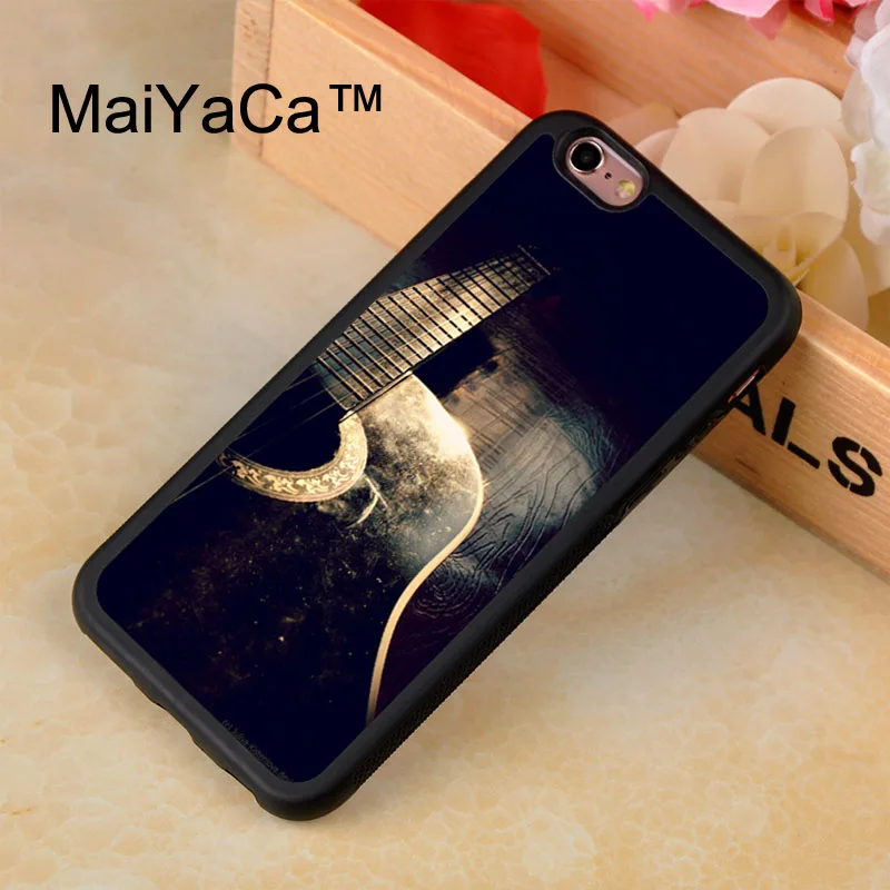 MaiYaCa Guitar Case For iphone 7 Soft TPU Mobile Phone