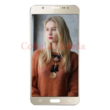 10 шт. предварительно протестированный OLED для Samsung Galaxy J7 j710 J710F J710H ЖК-дисплей кодирующий преобразователь сенсорного экрана в сборе Запасная часть