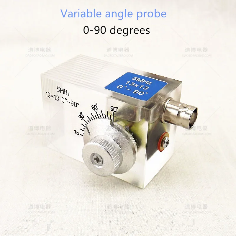 

Ultrasound variable angle probe, 0-90 degree calibration angle, adjustable angle, Lamb wave P-wave and S-wave surface wave.