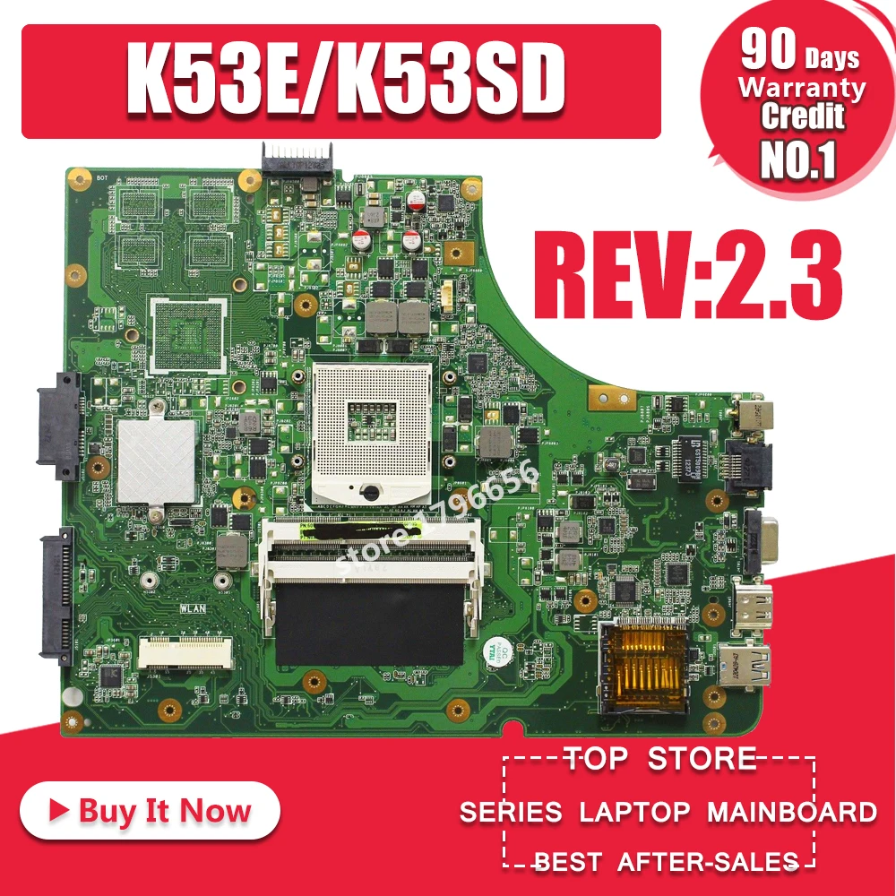 Материнская плата K53SD Rev: 2,3 для Asus A53E A53S K53E K53S K53SD материнская плата K53E материнская плата X53E для ноутбука тест ОК