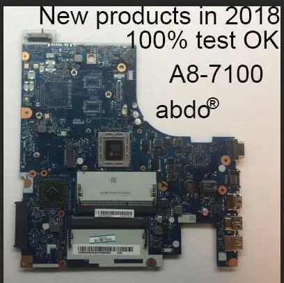 Abdo ACLU7/ACLU8 NM-A291 материнская плата для lenovo Z50-75 G50-75M материнская плата для ноутбука cpu A8-7100 DDR3 тестовая работа