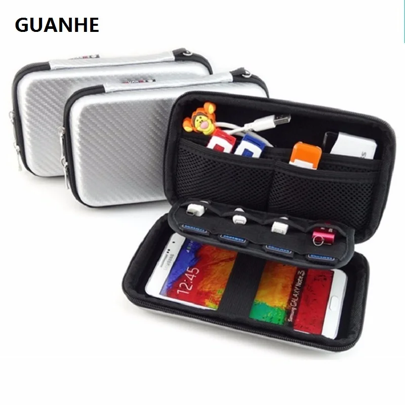 GUANHE Universial Portable Black USB Flash Drive Case // Hard Case