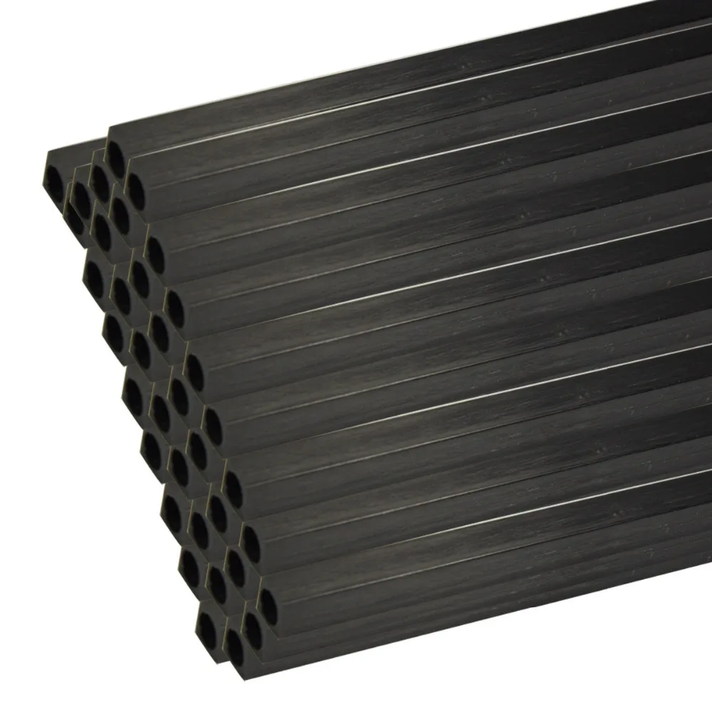 

2PCS 10mmOD X8.5mmID x500mm Carbon Fiber Square/Round Tube For Multi Rator Use