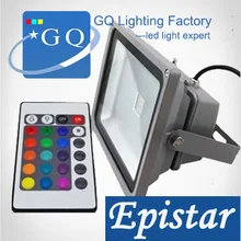 50 шт./лот DHL 50 Вт 30 Вт 20 Вт 10 Вт led-проектор RGB светодиодной вспышкой Светодиодный прожектор напольный прожектор 85 V-265 V