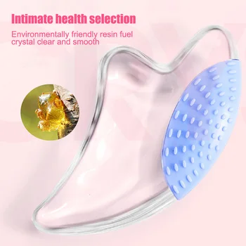 

Good Healthy Luminous Crystal Scraping Board Silicone Facial Massage Tools for SPA Skin Care