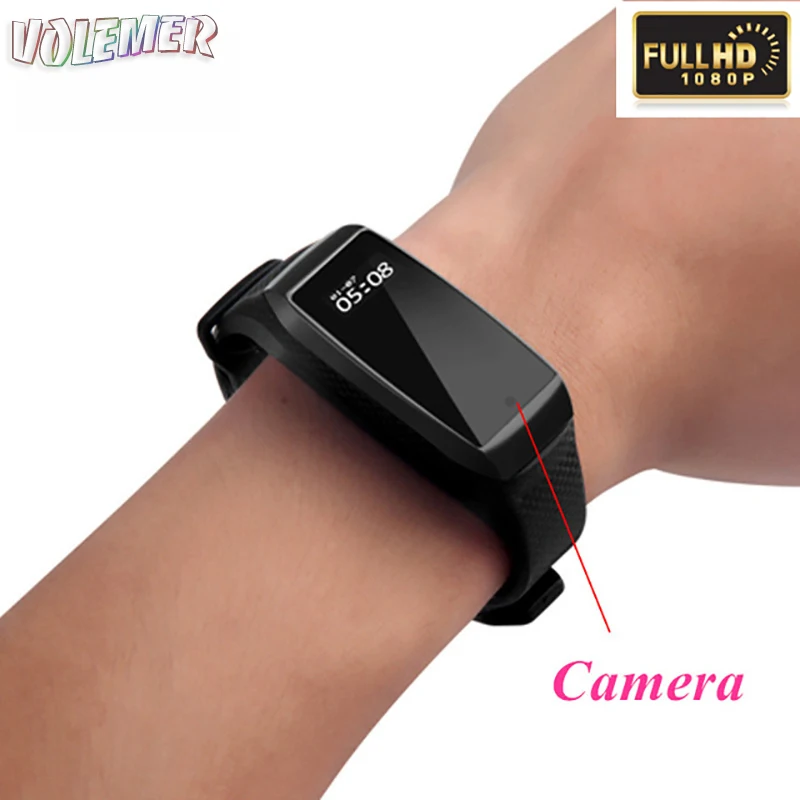 

Volemer K68 Smart Bracelet Camera 1080P Mini Camera Wristband Camera Sports Kamera Micro Camera Pedometer Smart band Camcorder