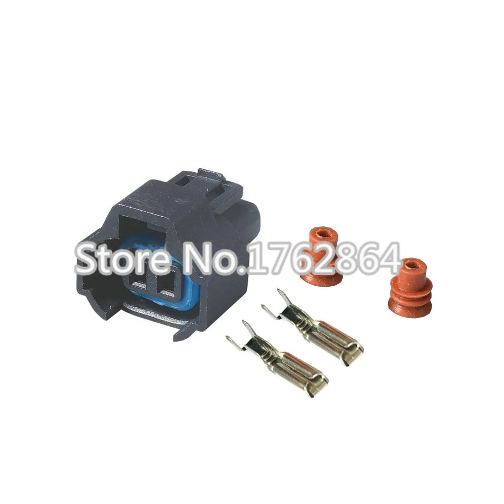 

10PCS 2pin connector waterproof Car Auto connector with terminal block DJ7024B-2-21