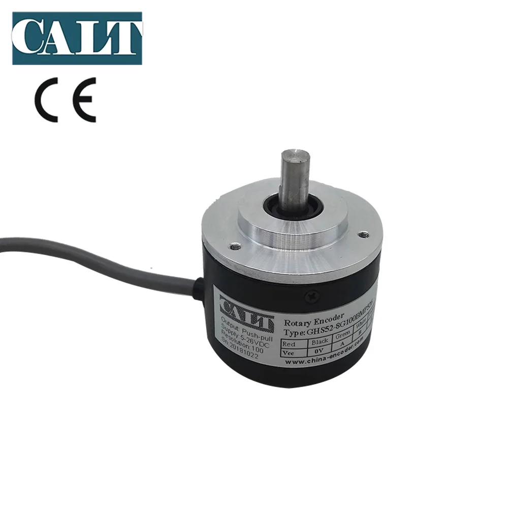 Линейный инкрементный датчик скорости CALT GHS52 8 мм вала аналогичный E50S8 TRD J1000 1000 1024