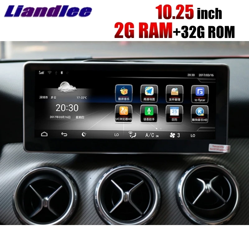 Clearance Liandlee Car Multimedia Player NAVI For Mercedes-Benz MB A Class W176 2013~2018 Car Radio Stereo CarPlay Adapter GPS Navigation 2