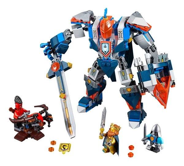 BELA Nexo Knights Axl The King's Mech Combination Building Blocks Kit Brick Classic Model Toys Kids Gift Compatible Legoe Nexus BELA Nexo Knights Axl The King's Mech Combination Building Blocks Kit Brick Classic Model Toys Kids Gift Compatible Legoe Nexus