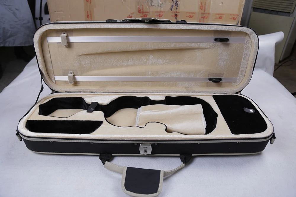 Tongling Violin Case with Hygrometer Violinenkoffer Geigenkasten