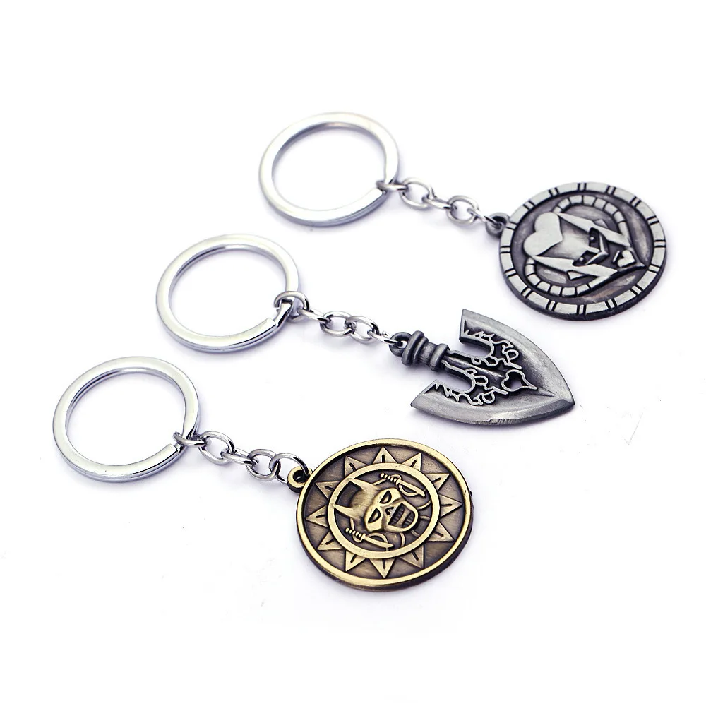 

2019 New JOJOs Bizarre Adventures Keychain Shield Pendants Killer Queen Oriental Holder Metal Key Ring Accessory